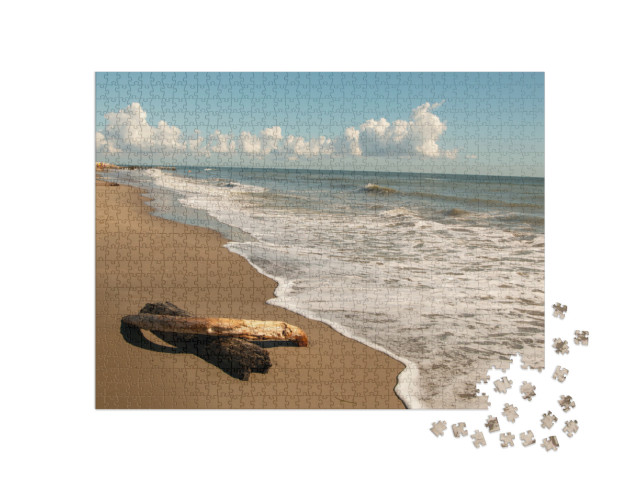 Puzzle 1000 pezzi „Lidi di Comacchio Adriastrand und Park Po-Delta Sturm im Sommer Emilia Romagna“