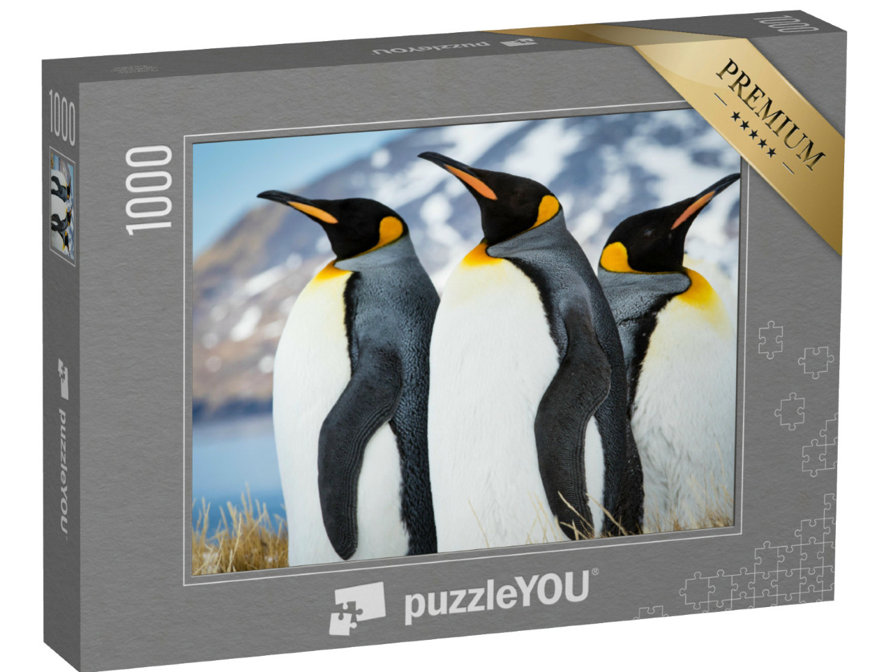 Puzzle 1000 pezzi „Pinguini imperatore sulla Georgia del Sud“