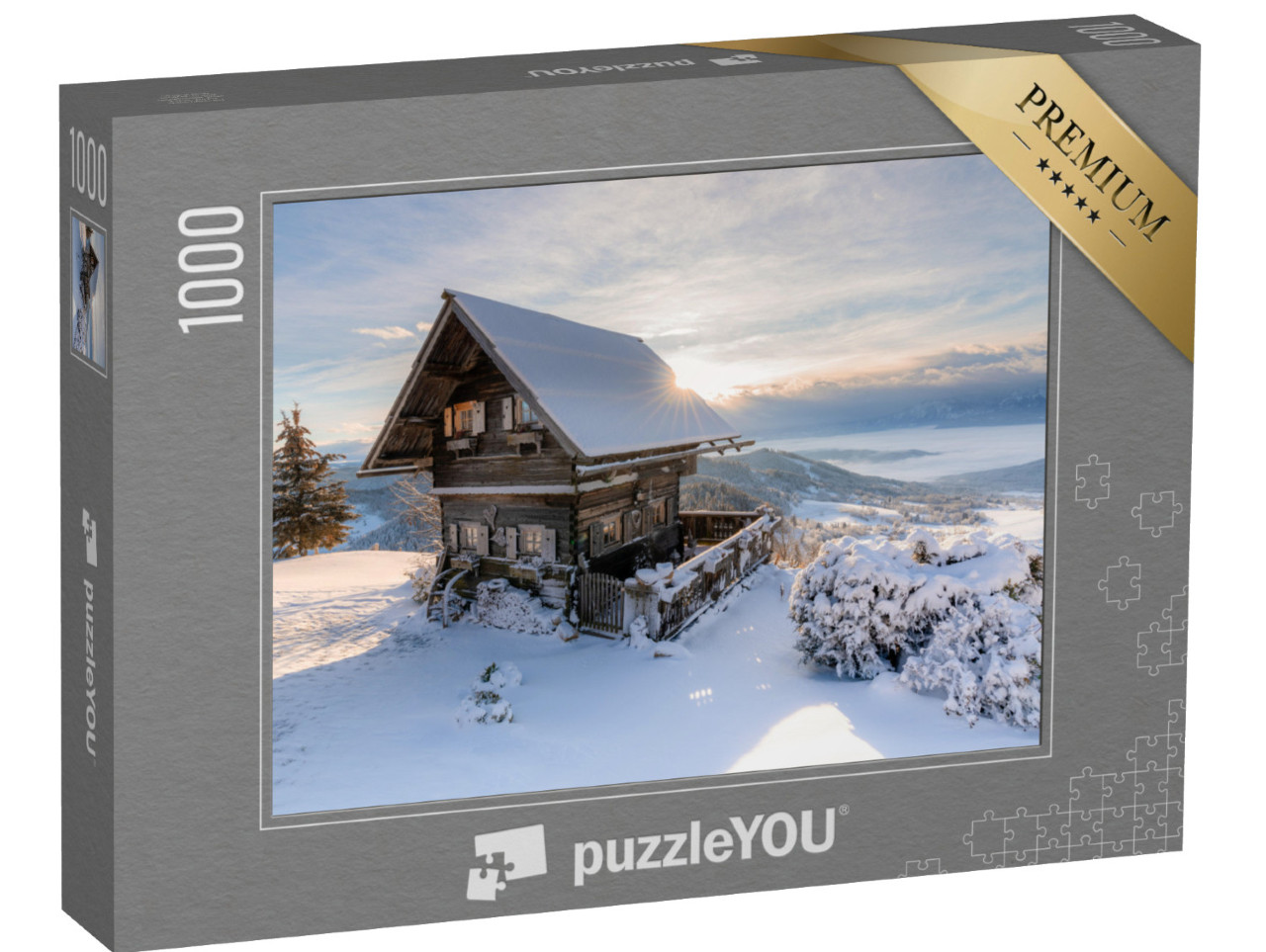 Puzzle 1000 pezzi „Alba invernale“