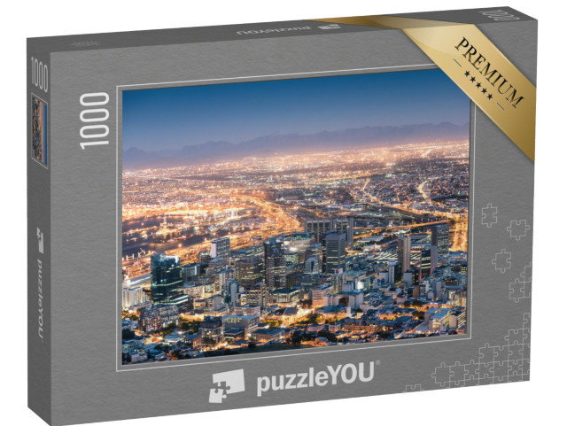 Puzzle 1000 pezzi „Città del Capo illuminata di notte“