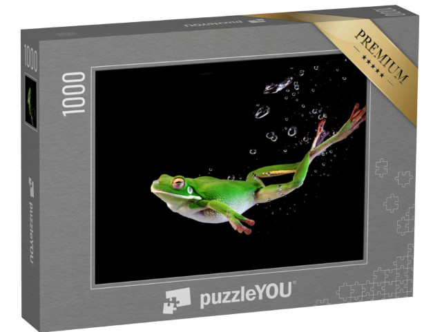 Puzzle 1000 pezzi „Rana bianca nell'acqua“