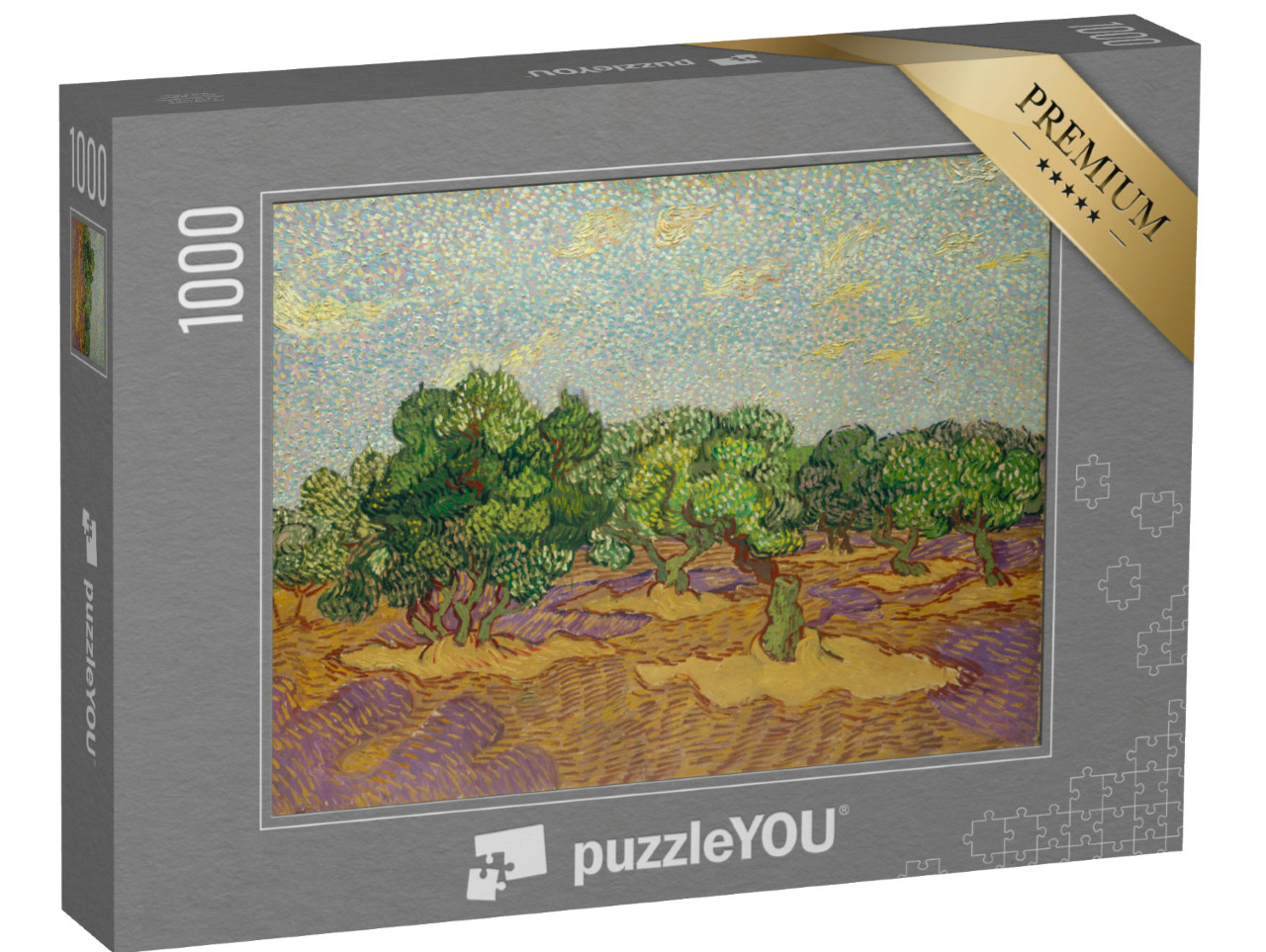 Puzzle 1000 pezzi „Vincent van Gogh - Alberi di ulivo“