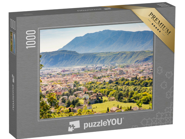 Puzzle 1000 pezzi „Vista sulla città di Bolzano (Sud Tirolo, Italia)“