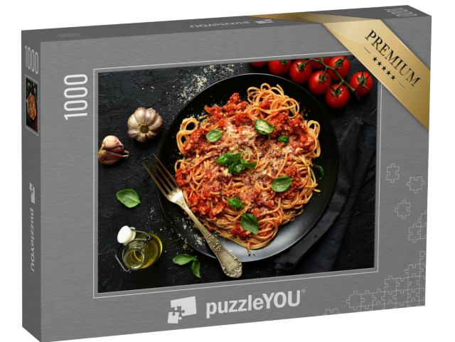 Puzzle 1000 pezzi „Spaghetti alla bolognese della tradizione italiana“