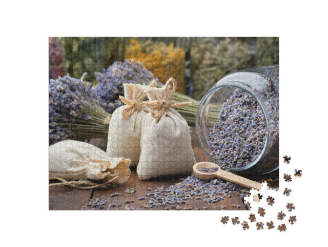 Puzzle 1000 pezzi „Lavanda essiccata“