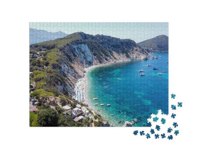 Puzzle 1000 pezzi „Isola d'Elba, Italia, un'isola bellissima“