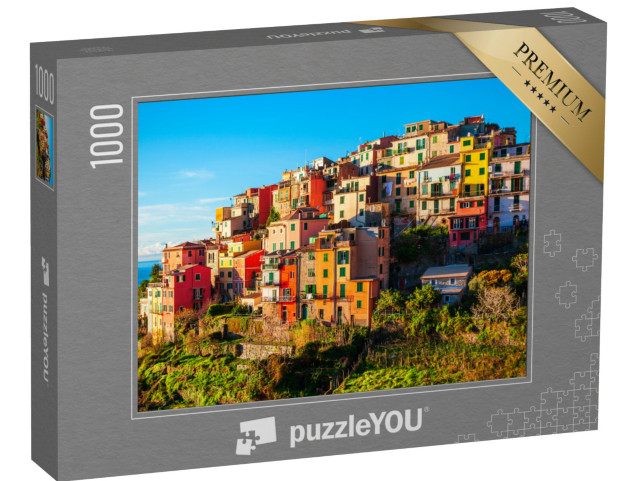 Puzzle 1000 pezzi „Corniglia è una cittadina del Parco Nazionale delle Cinque Terre, in Liguria“