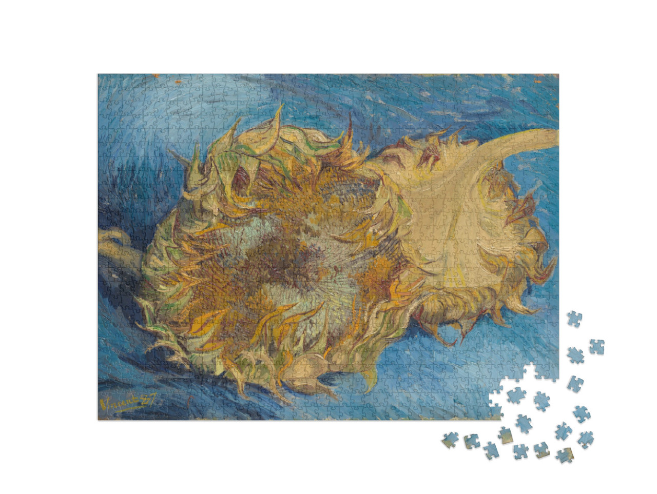 Puzzle 1000 pezzi „Vincent van Gogh - Girasoli“