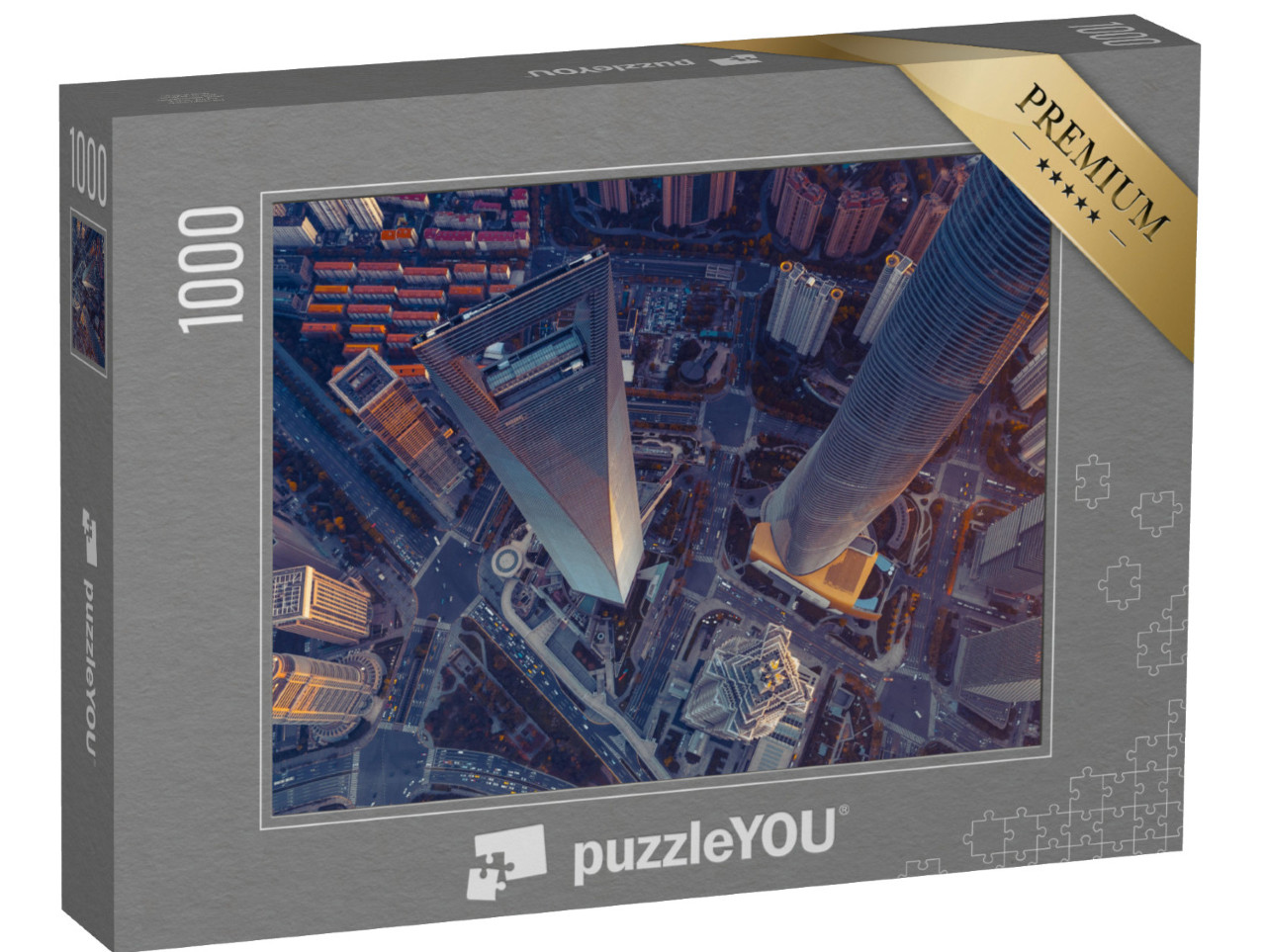 Puzzle 1000 pezzi „Grattacieli a Shanghai“