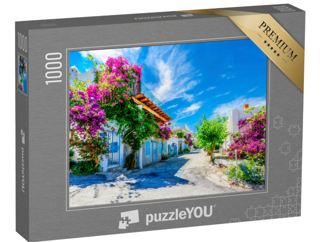 Puzzle 1000 pezzi „Una bella strada a Bodrum, Turchia“