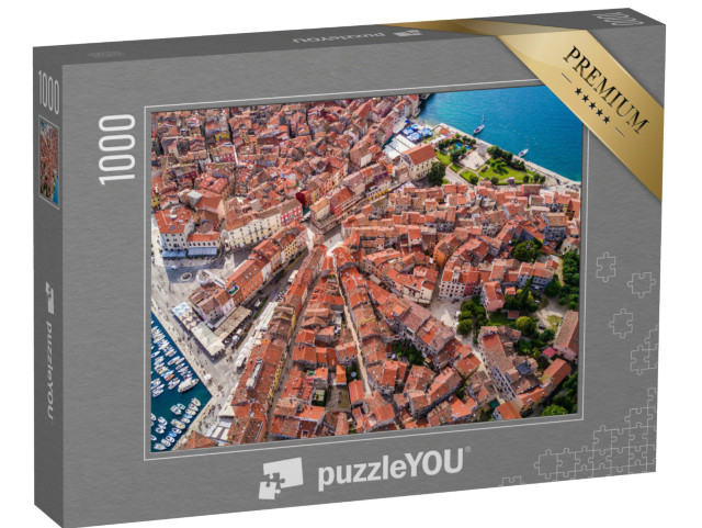 Puzzle 1000 pezzi „Centro storico di Rovigno, Istria, Croazia“