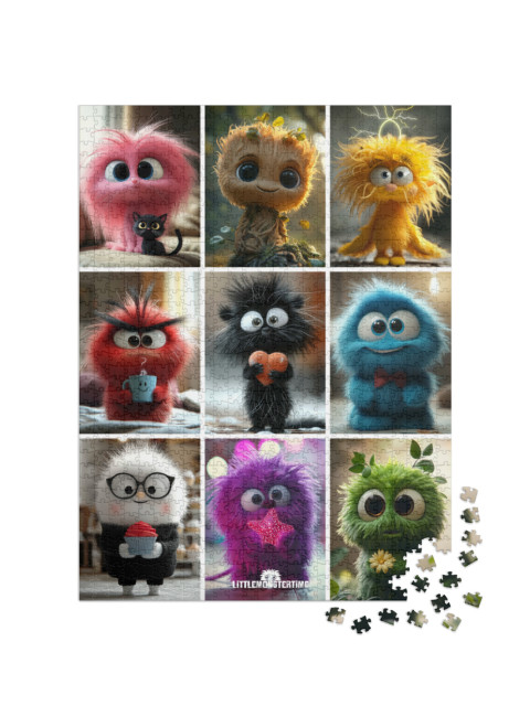 Puzzle 1000 pezzi „LITTLEMONSTERTIME: Collage II“