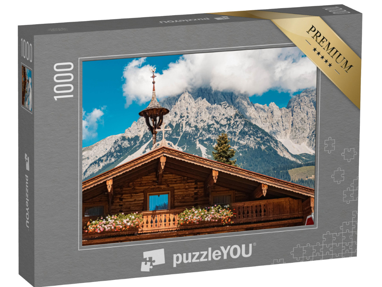 Puzzle 1000 pezzi „Ellmau am Wilden Kaiser, Tirolo, Austria“