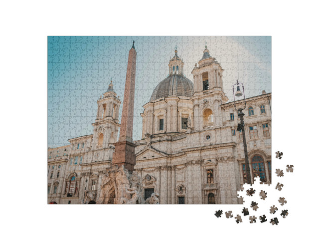 Puzzle 1000 pezzi „Il senso senza tempo di Roma, ogni foto cattura la bellezza senza tempo di Roma“
