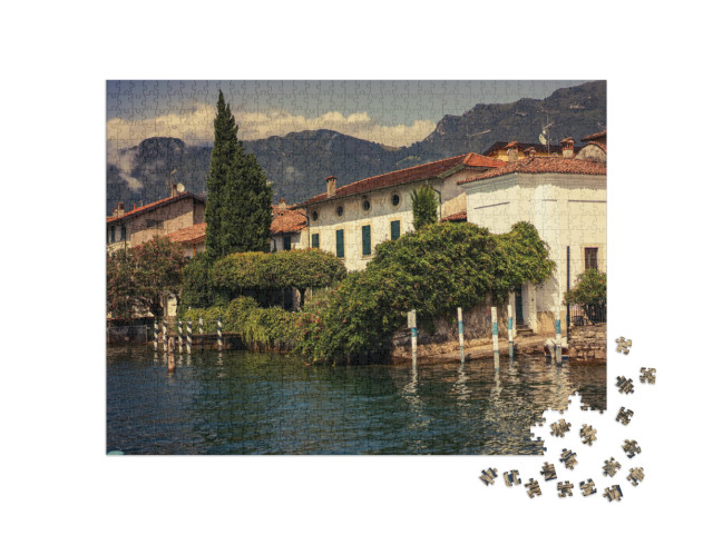 Puzzle 1000 pezzi „I colori delle sere sui laghi italiani“