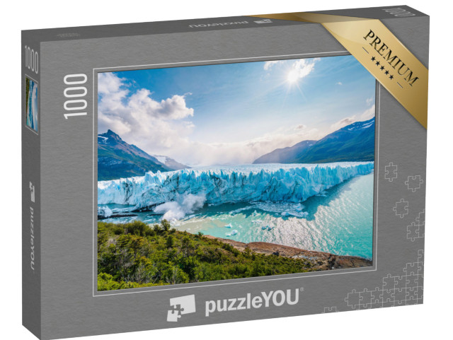 Puzzle 1000 pezzi „Rottura del ghiaccio sul ghiacciaio Perito Moreno, Argentina“