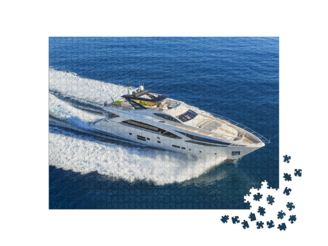 Puzzle 1000 pezzi „Yacht di lusso in mare aperto“