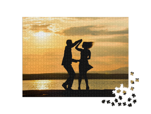 Puzzle 1000 pezzi „Salsa al tramonto“