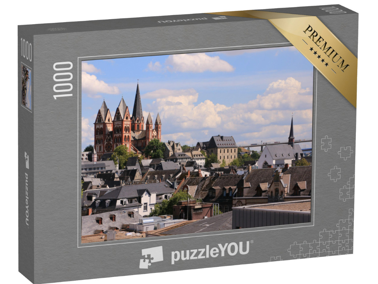 Puzzle 1000 pezzi „Vista sul centro storico di Limburg an der Lahn“