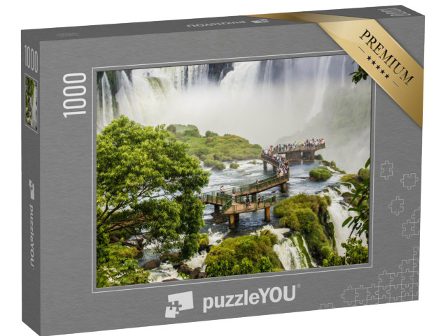 Puzzle 1000 pezzi „Cascate sul fiume Iguazu, al confine tra Argentina e Brasile“