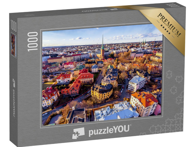 Puzzle 1000 pezzi „Primavera colorata a Helsinki, Finlandia“