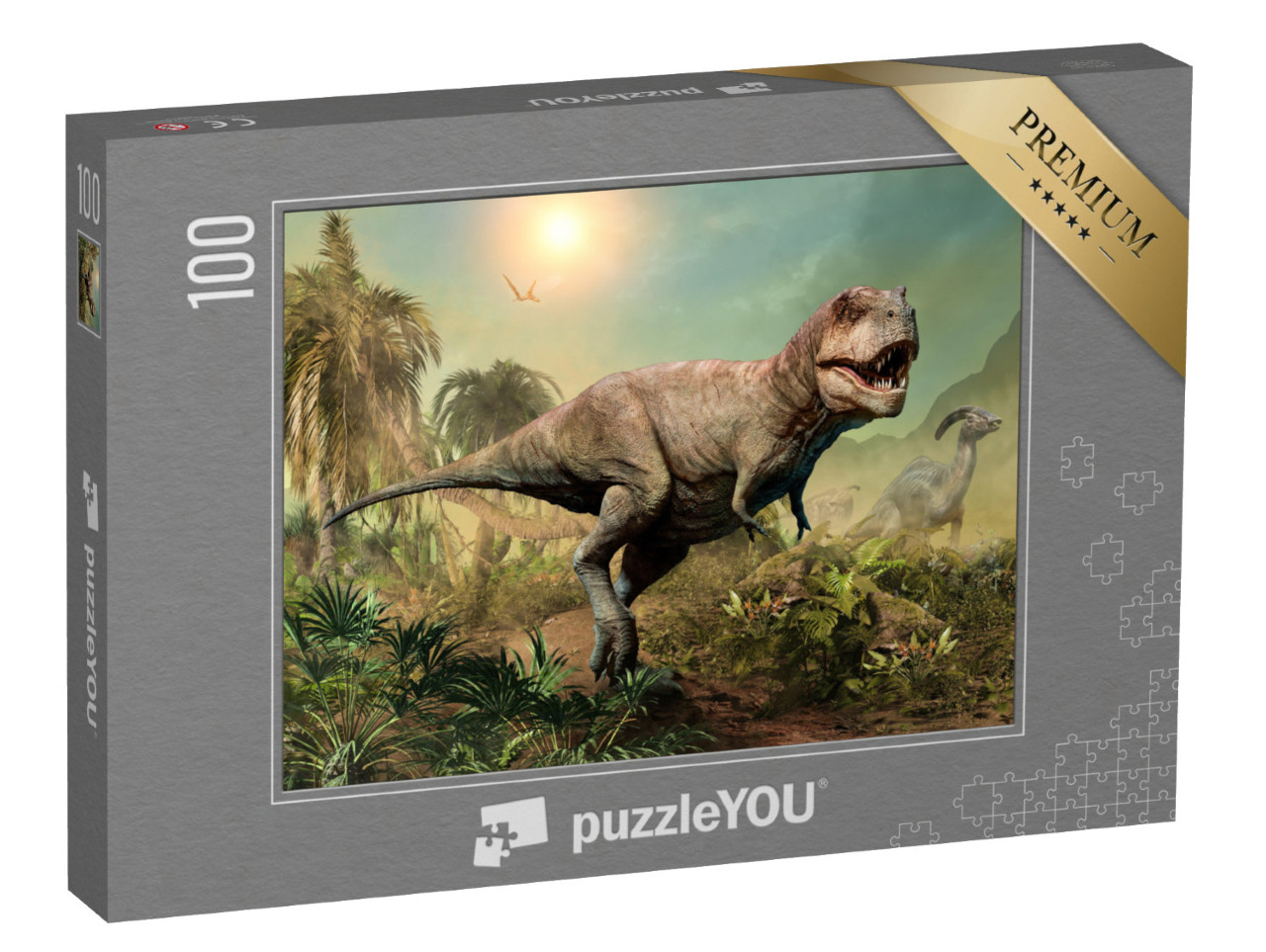 Puzzle 100 pezzi „Tirannosauro rex“