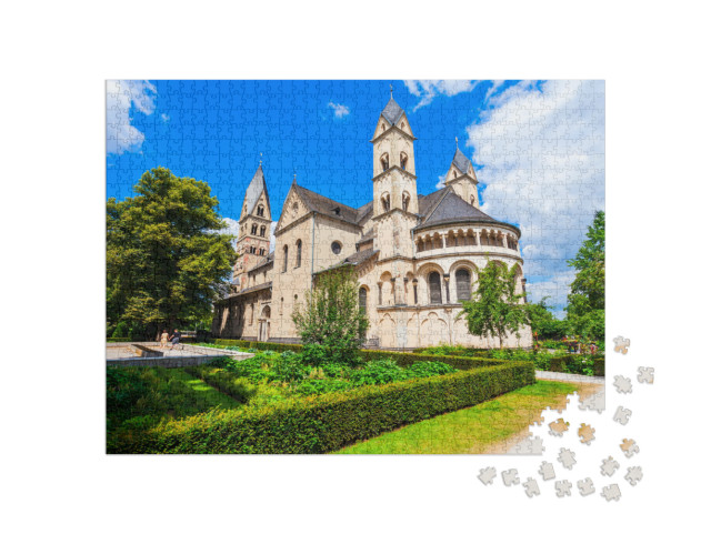 Puzzle 1000 pezzi „La chiesa più antica di Kolenz: Basilica di San Castore“
