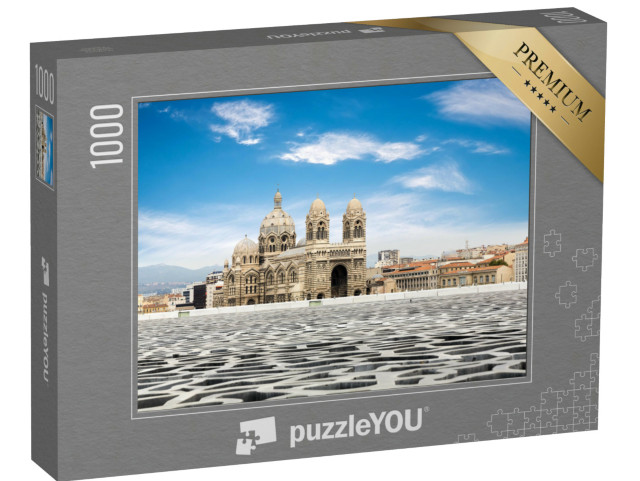 Puzzle 1000 pezzi „Cattedrale de la Major, simbolo di Marsiglia, Francia“