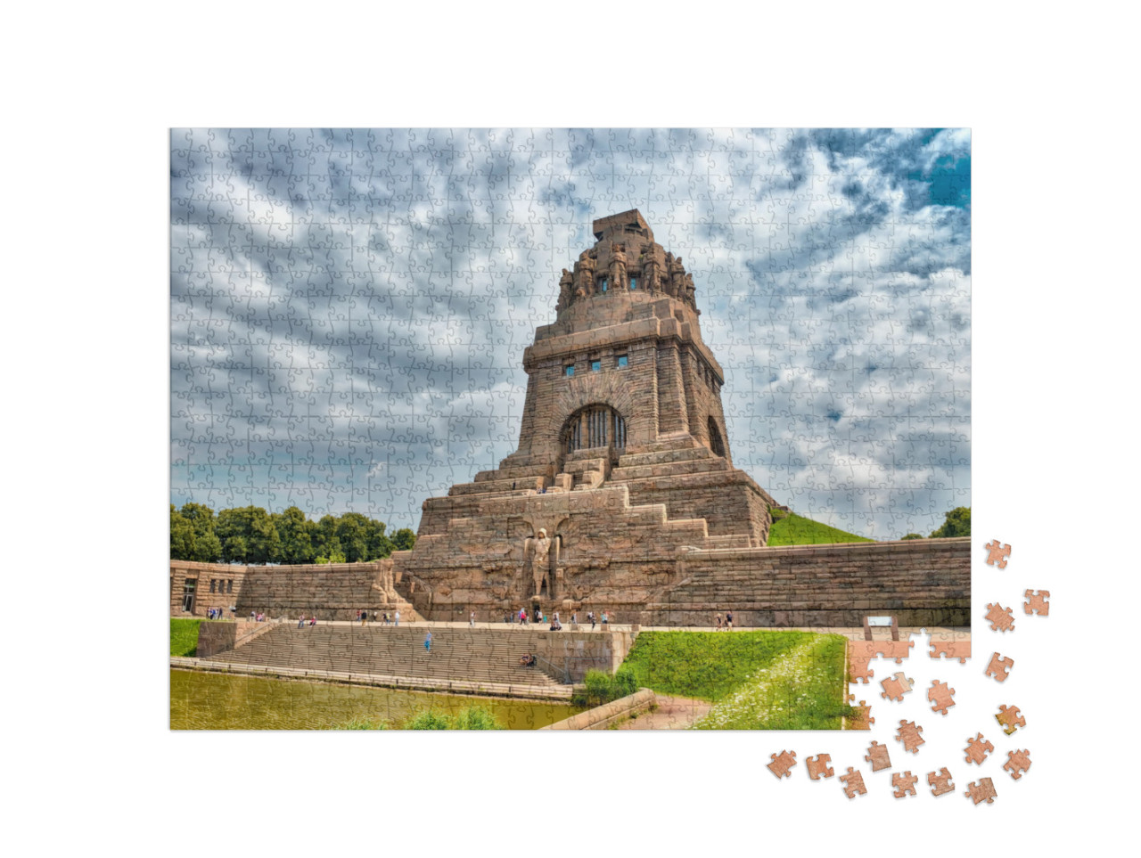 Puzzle 1000 pezzi „Monumento alla Battaglia delle Nazioni, Lipsia, Germania“