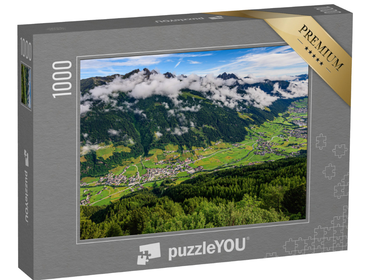 Puzzle 1000 pezzi „Stubaital al mattino“