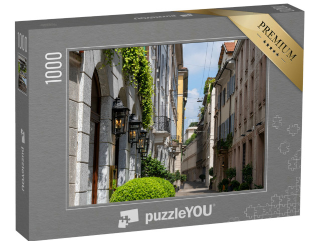 Puzzle 1000 pezzi „La famosa Via della Spiga, una delle vie del centro storico di Milano“