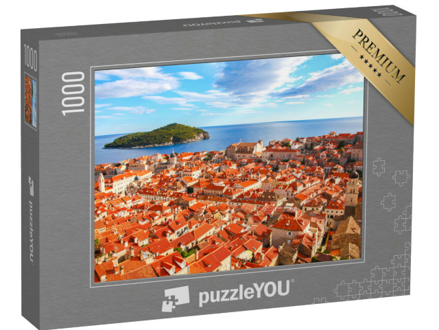 Puzzle 1000 pezzi „Centro storico di Dubrovnik sul mare Adriatico, Croazia“