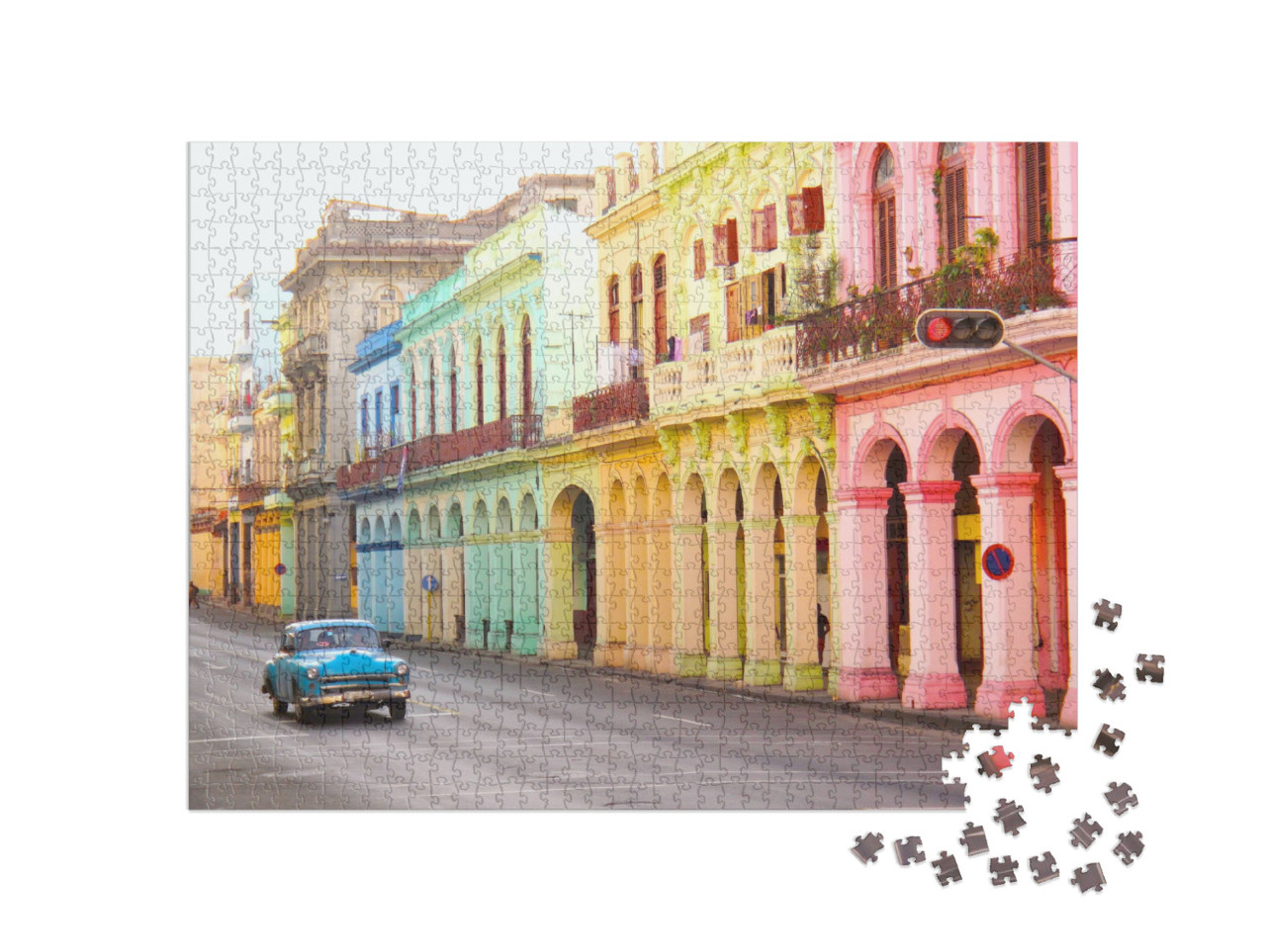 Puzzle 1000 pezzi „L'Avana, Cuba“