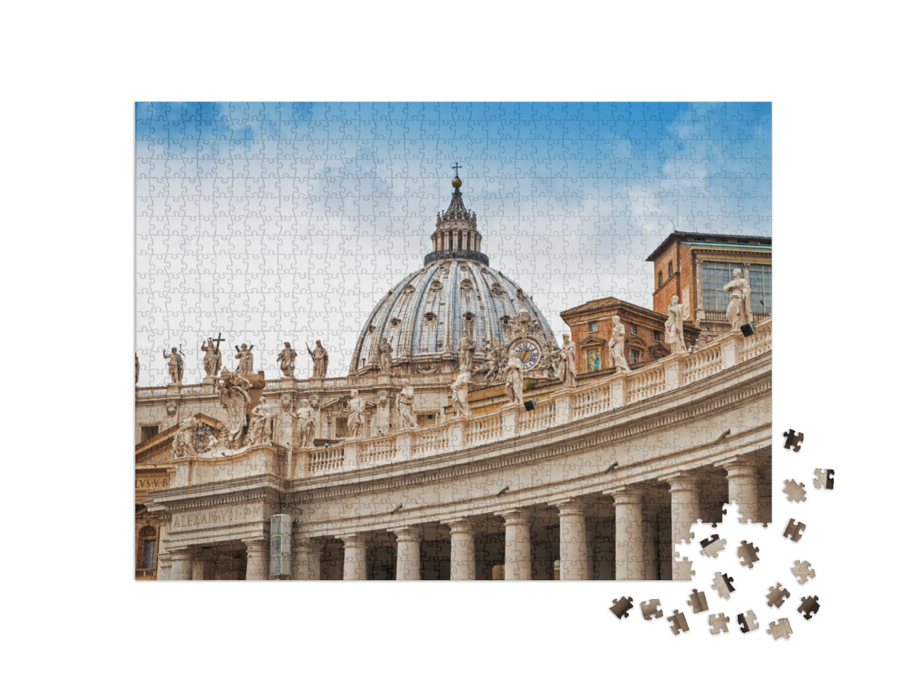 Puzzle 1000 pezzi „Frammenti della Basilica Papale di San Pietro in Vaticano“