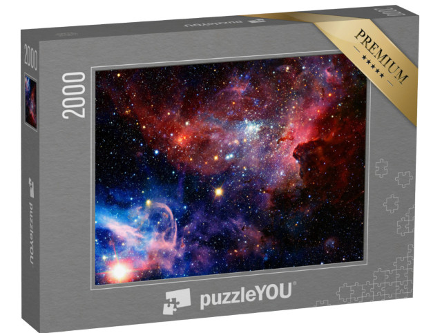 Puzzle 2000 pezzi „Scena dell'universo, con stelle e galassie nello spazio“