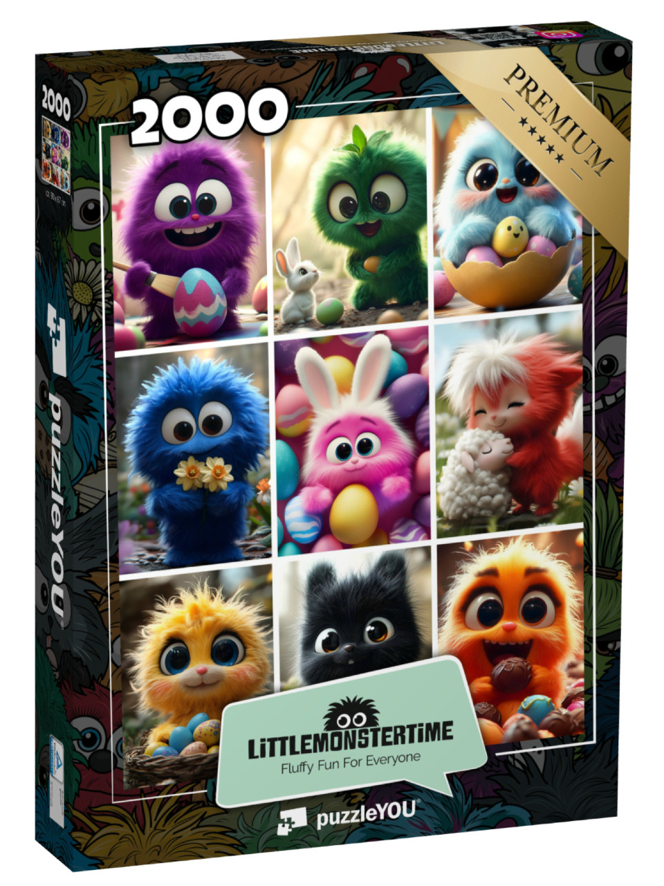 Puzzle 2000 pezzi „LITTLEMONSTERTIME: Oster Collage“