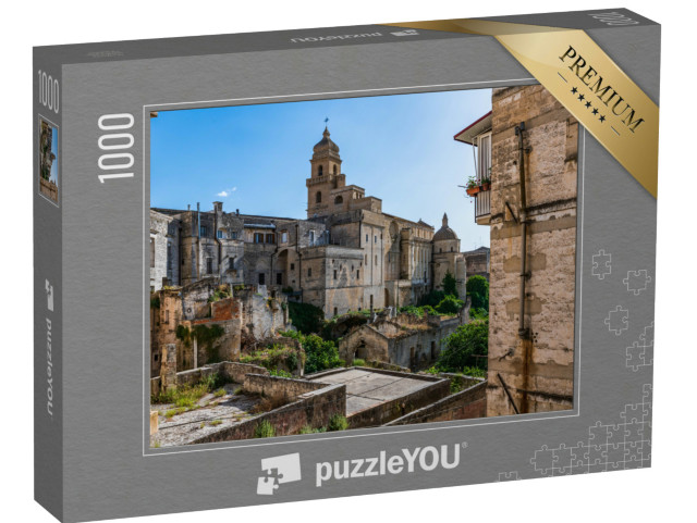 Puzzle 1000 pezzi „La pietra racconta. Meraviglia di pietra. Gravina in Puglia. Italia“
