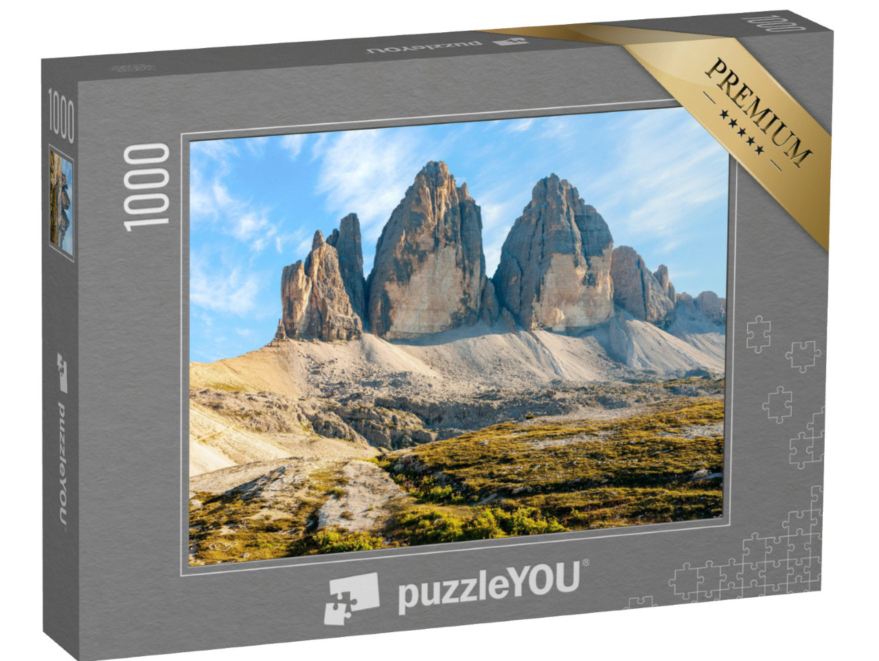 Puzzle 1000 pezzi „Le Tre Cime di sera, Dolomiti, Alto Adige“