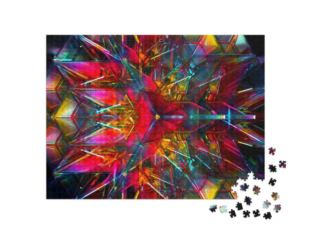 Puzzle 1000 pezzi „Arte astratta in 3D“