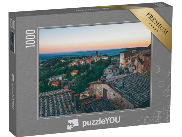 Puzzle 1000 pezzi „vista sulla Toscana, vista su Montepulciano“