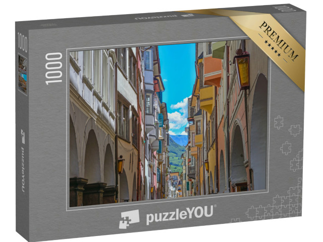 Puzzle 1000 pezzi „Italia Alto Adige Via Bolzano Laubengasse“