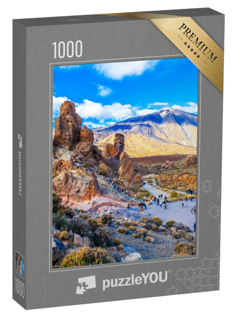 Puzzle 1000 pezzi „Monte Teide e Pietra Garcia, Tenerife, Spagna“