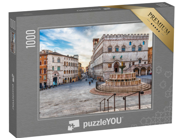 Puzzle 1000 pezzi „Vista sulla pittoresca Piazza IV Novembre“