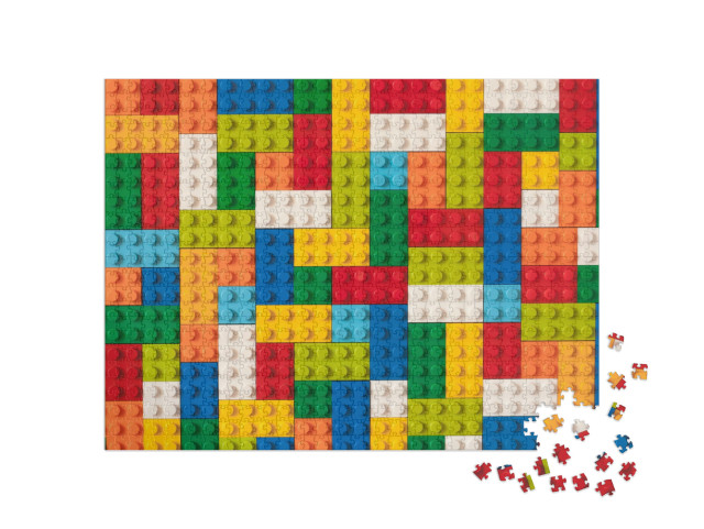 Puzzle 1000 pezzi „Blocchi da costruzione colorati“