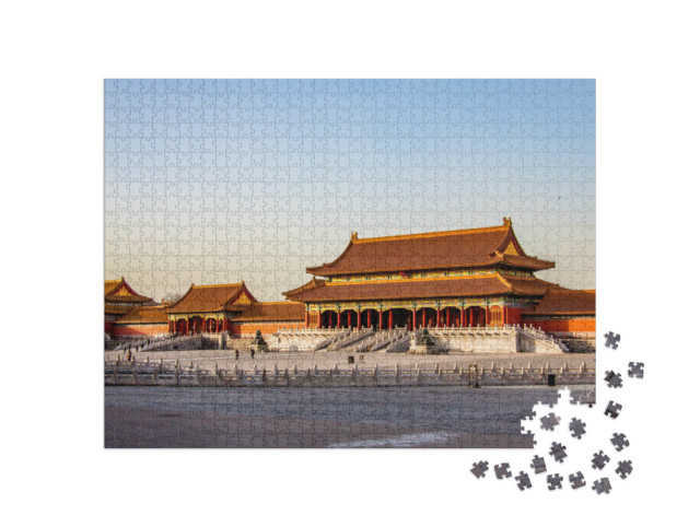 Puzzle 1000 pezzi „La Città Proibita, l'antico palazzo di Pechino“