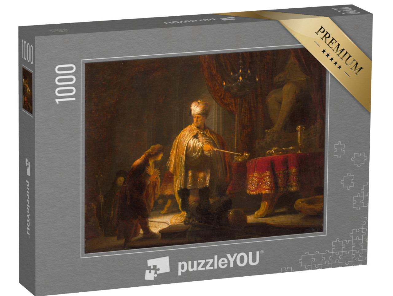 Puzzle 1000 pezzi „Rembrandt - Daniele e Ciro davanti all'idolo Bel“