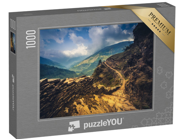 Puzzle 1000 pezzi „Sentiero di montagna sull'Himalaya, Nepal“