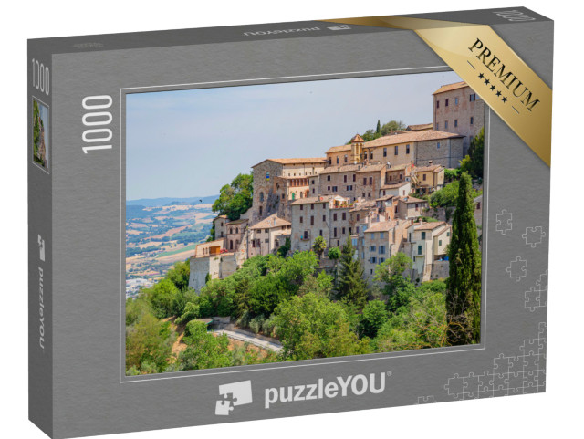 Puzzle 1000 pezzi „La città medievale di Todi sulla Valle Umbra, Italia“