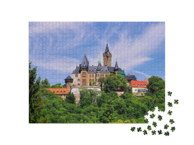 Puzzle 1000 pezzi „Castello di Wernigerode“