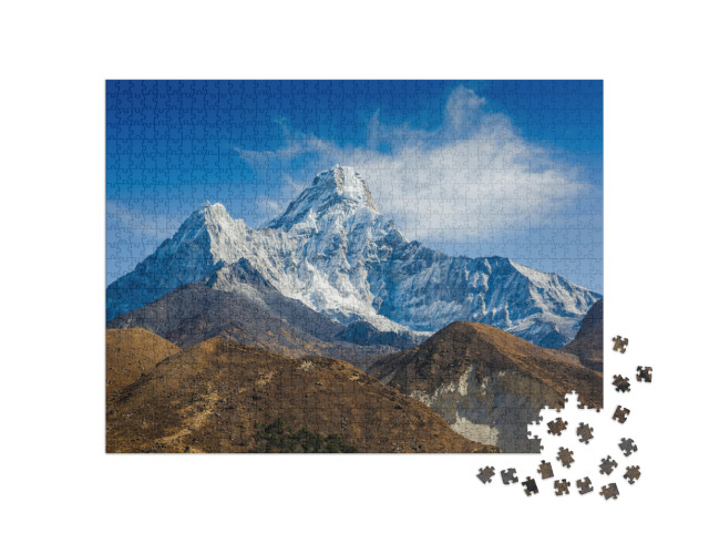 Puzzle 1000 pezzi „Il monte Ama Dablam nella regione dell'Everest, in Nepal.“